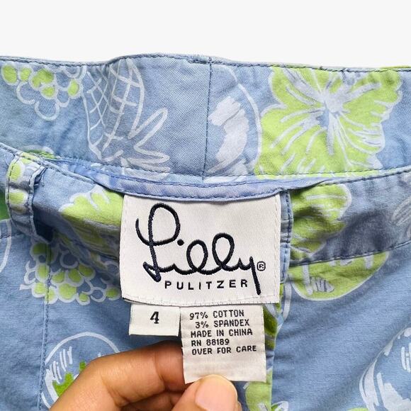 Lilly Pulitzer Vintage Sweet Testas Fruit Cropped Capri Pants - Picture 3 of 6